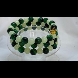 Handmade Beaded Wrap Bracele, Wrap Bracelet, Memory Wire Bracelet